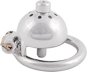 TERNENCE Stainless Steel Male Chastity Device Male Virginity Lock Cock Cage with Tube C355 (2.17 inch/ 55mm)