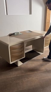 The Directors desk by Ernest Igl Rare Space Age Directors desk by Ernest Igl for Wilhelm Werndl, designed and produced in Germany, 1969. A futuristic design, with a clever rounded shaped construction, with plenty of storage, making the design both functional as interesting. Igl’s initial desk design was one of the first to be made entirely out of polyurethane. The revolutionary concept and grand vision behind this Directors desk are evident in its rounded corners, soft edges, and stunning shapes