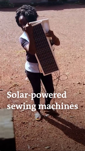 7.4K views · 183 reactions | A project provides solar-powered sewing machines to socially disadvantaged women in rural areas in #Cameroon, which frequently sees outages all over the country. In addition to the machines, the young women receive #seamstress training. | DW Environment | Facebook