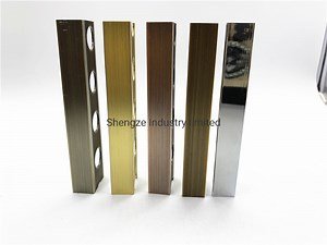 [Hot Item] Metal Aluminum Tile Corner Edging Curved Trim for Listello Ceramic Floor Wall