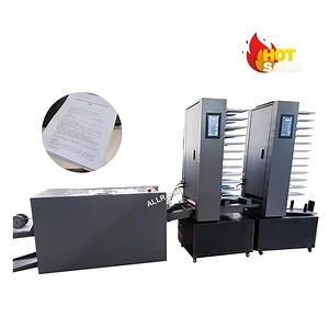[Hot Item] Hot Sale Automatic Instructions Paper Gathering Machine A3 A4 Paper Counting Machine Paper Collating and Stitching Machine