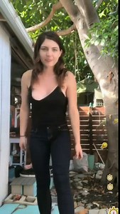 Cute girl has nipslip
