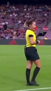 A Barcelona match turns surreal as a female referee shows a red card and the Barcelona player jokingly leans in for a playful air-kiss gesture before being stopped — slapstick comedy, awkward reactions, and a viral La Liga moment across Europe and the USA. #Barcelona #LaLiga #Football #Soccer #ViralFootball #ViralSoccer #FootballComedy #FunnyFootball #Referee #RedCard #StadiumChaos #UnexpectedMoment #MatchDay #FootballReels #SoccerReels #ReelsVideo #ExplorePage #TrendingNow #Germany #Spain #Fran