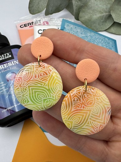 Underglass and Silkscreen Polymer Clay Technique