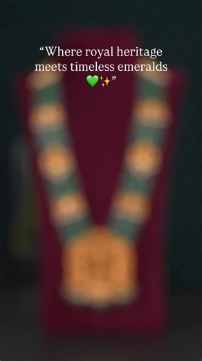 “An heirloom that tells a story of legacy and luxury 💚✨ Emerald beads meet heritage Kundan artistry — crafted for the modern royal. For the bride who believes in timeless grandeur 👑 • emerald beads haar • heritage kundan necklace • temple jewellery haar • bridal kundan haar • real gold jewellery India • luxury gold jewellery • wedding jewellery 2025 • handcrafted kundan haar • traditional south Indian bridal jewellery • emerald gold haar #RoyalElegance #EmeraldLuxe #TimelessTradition #LuxuryWe
