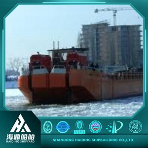 Large-Capacity Split Hopper Barge Suitable for Handling High-Volume Mud From Port Dredging Projects to Reclamation Sites Open Bottom Mud Barge