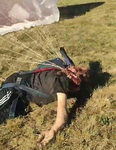 Paragliding Death Landing In Argentina