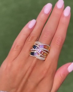 Elevate your style with our captivating cocktail rings from Effy, designed to make a striking impression in any soirée!  | Susann's Custom Jewelers | Facebook