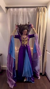 Morganas dress from Merlin final reveal! 💜#diy #cosplay #costumedesign #princess #princessdress #dress #morganacosplay #sewing #fashion #morgana #merlin #bbcmerlinedit #morganacosplay | Rosie Somerville DIY fashion design