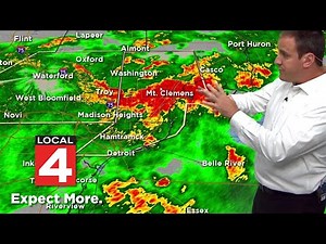 Tracking tornado warning in Macomb County