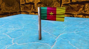 Download Cameroon Flag Post for free