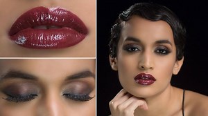 129K views · 876 reactions | What goes perfectly well with a Little Black Dress and even an Anarkali? Deep brown SMOKEY EYES with BOLD LIPS! | Glamrs | Facebook