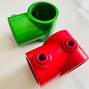 [Hot Item] Pipe Key Clamp Short Tee Connector Handrail by 48.3mm Key Clamp Fittings