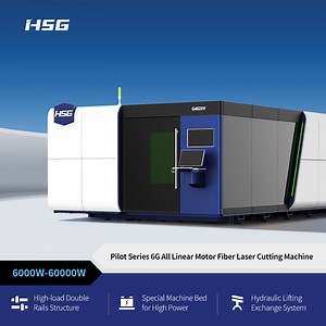 [Hot Item] Hsg Metal Manufacturer 6kw Fiber Laser Cutting Machine High-Load Double Rails Structure
