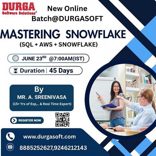 ❄️ New Online Batch @ DURGASOFT!