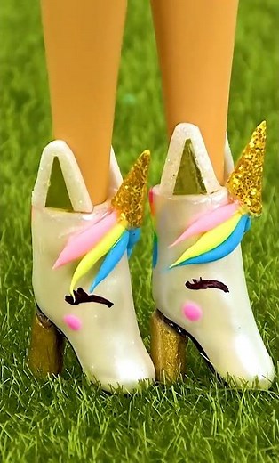 DIY Doll Unicorn Boots