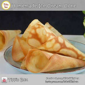 16K views · 20 reactions | Homemade Ice Cream Cone ‍♀️Subscribe: ...
