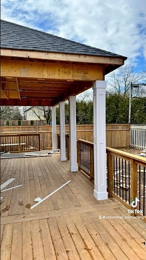 Installing PVC Wrap Column