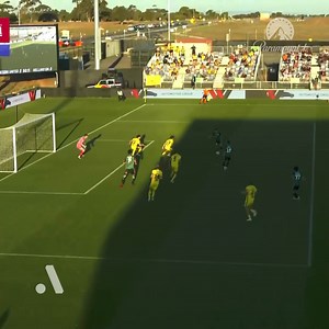 A wonderful win from Leonard ➡️ a delightful pass from Danzaki ➡️ the coolest finish from Grimaldi 🤩 | Western United FC