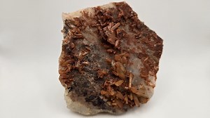 Hematoid Quartz Specimen: Brazil, Fire Quartz Crystal (4x4x3) - Etsy