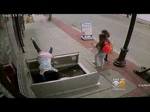 Caught On Video: Woman Falls Down Open Cellar