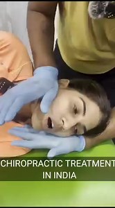 CHIROPRACTIC TREATMENT INDIA - JAW ALIGNMENT #chiropractic #chiropractor #shortsfeed | Dr Arvind Jaga PT