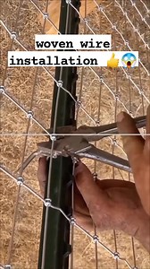 73K views · 125 reactions | Woven wire installation #wovenwire #installation #fence #construction | Shirley Chavez Mendoza | Facebook