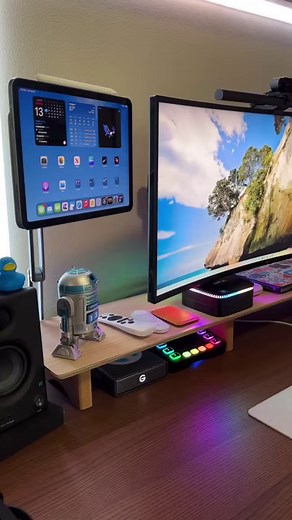 Such a stunning setup!ACEMAGIC AK1 Plus RGB Mini PC lit up with...