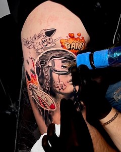 Dani Ginzburg on Instagram: "BAM!  #daniginzburg @cheyenne_tattooequipment"