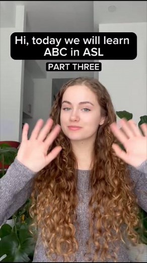 Put your hands in the air! And learn your ABCs in ASL with Ava & ASL Bloom 蘭 Check out each individual sign  https://ow.ly/7yn250Qerzi | Ava | Facebook