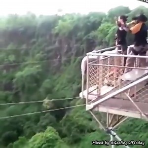 38 reactions · 10 comments | Woman falls down as bungee jump goes horribly wrong. | Zebediela Voice | Facebook