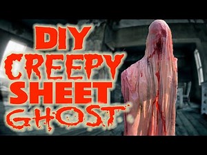 DIY Creepy Sheet Ghost