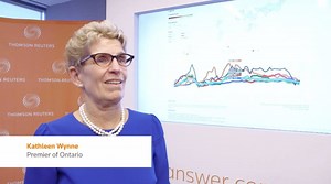 Ontario Premier Kathleen Wynne chats with us about the significance of expanding our presence in Canada. #TRCanada | Thomson Reuters