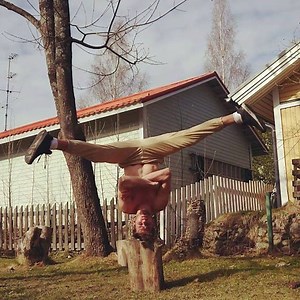38 reactions | Garden headstand  | Aaron Hakala | Facebook