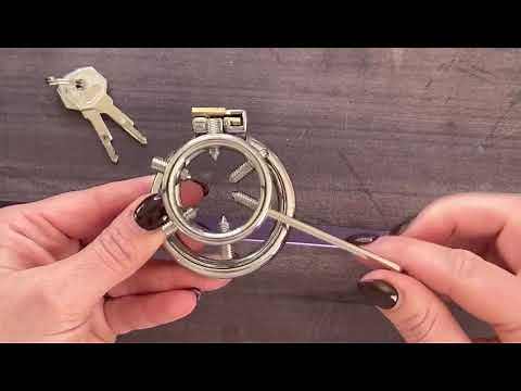 House of Denial S231 Spiked Chastity Cage Assembly