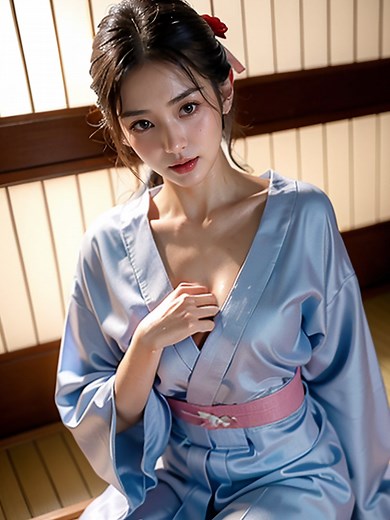 浴衣姿の美女もいいですね7 温泉旅館にて #aiart #ai美女 #浴衣 #温泉 #lookbook