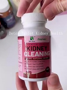 Daynee Kidney Cleaning Tablets Herbal Natural Vegan Organic Urinary Support Cleanse Detox Men Healthy Female Energy Nourish Pill