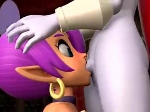 Shantae & Nega Shantae Futa 3d