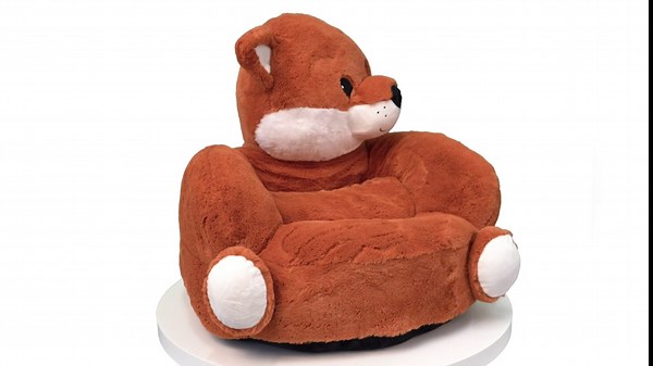 Trend Lab Children's Plush Fox Character Chair, 18x17x13 Inch (Pack of 1)