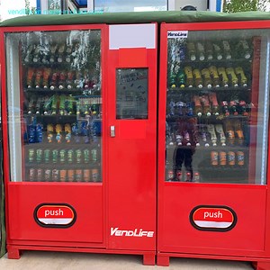 [Hot Item] Touch Screen Intelligent Water Cold Drink Vending Machine for Snack and Drink Vendlife Smart Vending