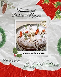 Bring the joy of Christmas with this #TraditionalChristmasRecipes - ‘Carrot Walnut Cake’! ✨ This festive treat combines the natural sweetness of tender carrots with the rich crunch of walnuts, creating a moist and flavorful cake that will make your holiday celebrations even sweeter and more memorable. 😇😋👌 Upgrade your kitchen with our wide range of Wonderchef products - https://bit.ly/3KjBbvL #SanjeevKapoor #SanjeevKapoorKhazana #TraditionalChristmas #carrotwalnutcake #homebaking #classiccake