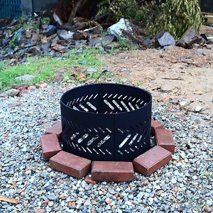 [Hot Item] Custom Round Garden Firepits Wood Burning Outdoor Fire Pit Ring