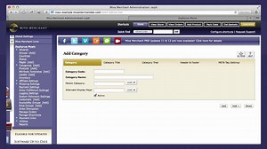 Adding Categories and Subcategories To Miva Merchant