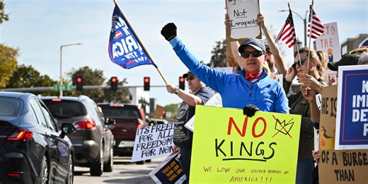 Hundreds and hundreds of Nebraskans attend No Kings Protest in Lincoln