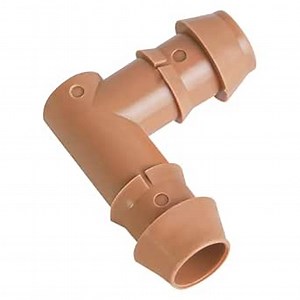 24 Pieces Drip Irrigation Fittings Elbow Connectors for 1/2" Tubing, Barbed Elbows Drip Parts for 1/2 Inch Irrigation Tubing Drip Line Connectors for Drip Sprinkler Garden Systems