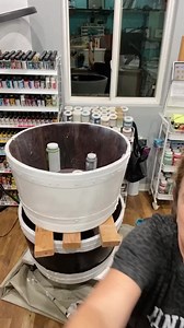 Wine barrel planters are done and ready to auction off at @ramonaartwinefest ! They will be on display at @ramonafamilynaturals soon. Get your tix now | Tracy Weinzapfel Studios