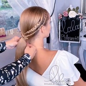 ☀️Texture on texture ☀️ Summer vibes created by @lalasupdos with @sexyhair rose elixir & the texture finishing hairspray💕. 🔹 🔹 🔹 🔹 For a chance to be featured tag us and #ittakesapro! 💙 #sexyhair #saloncentric #bigsexyhair #longhair #hairstylist #hairstyle #hairdo #updo #hairinspo #formalhair #bridalhair #braidedhair #braid #braids | SalonCentric