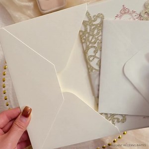 Gorgeous Glitter Paper Lace Laser Cut Wedding Invitations: Unveil Sparkling Romance! ✨💍 Invitation sku EWWS261👉https://reurl.cc/aL5Y2Y #weddingideas #weddingplanner #weddinginspiration #weddinginvitation #weddinginvites #elegantweddinginvitation #2024wedding #floralinvitation #monograminvitation #lasercutinvitations #lasercutweddinginvitation #champagnewedding | ElegantWeddingInvites