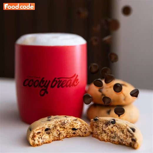 Satisfy your cravings with a dash of sweetness and a whole lot of joy! Cooky break is not just a snack it's a moment of pure bliss. 💖🍪 | Food Code