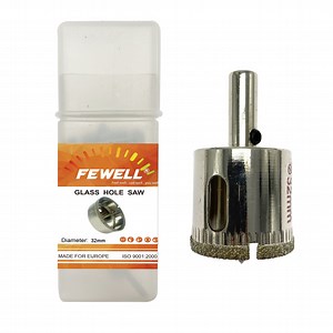 [Hot Item] Electroplated Diamond Positioning Core Drill Bits Hole Saw 32mm for Glass Marble Granite Tiles